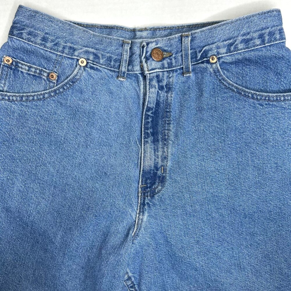 Vintage Chic Blue Jean Shorts Size 10 Average High Rise - Picture 3 of 15